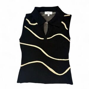 Rihoas wavy striped top size s